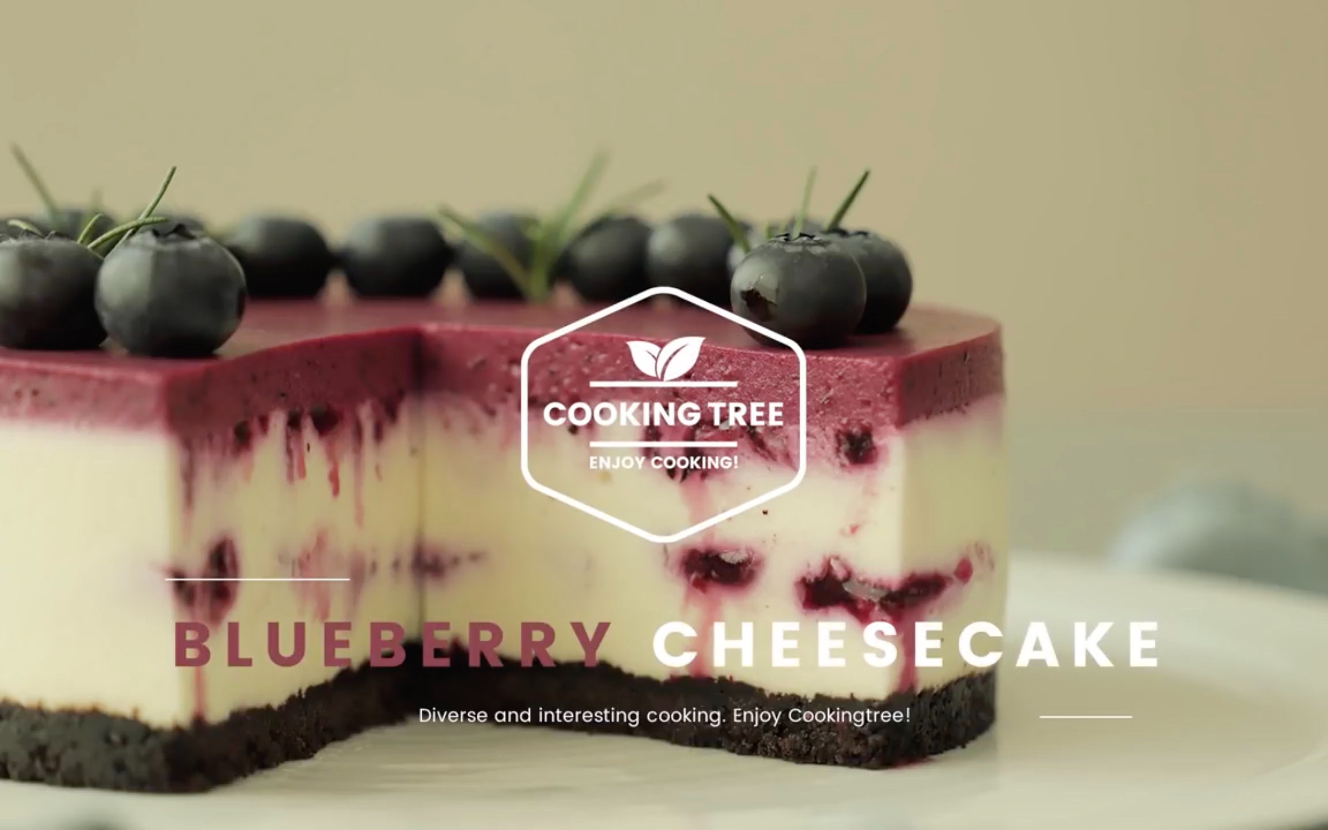 【搬运】蓝莓芝士蛋糕 no-bake blueberry cheesecake