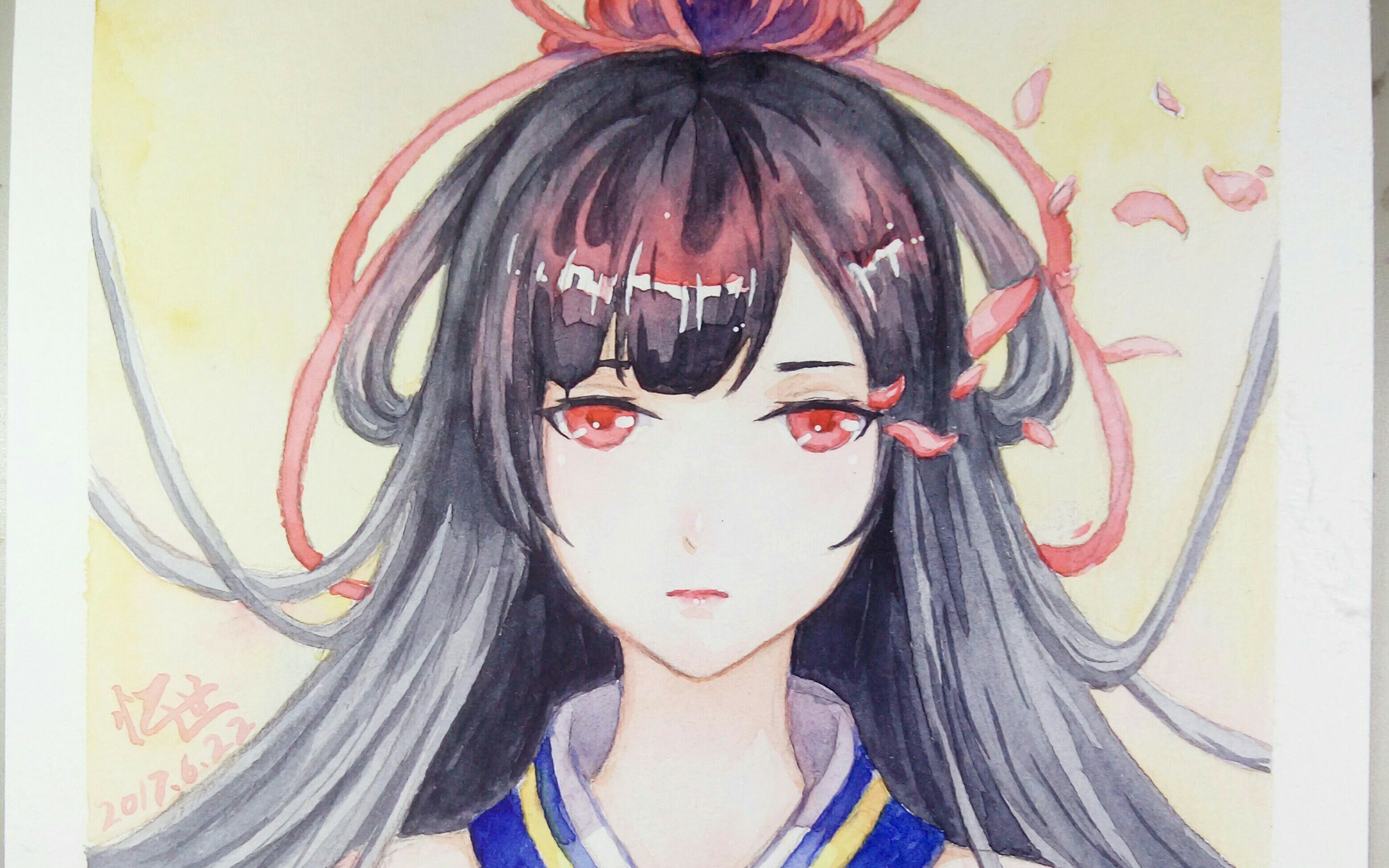 〔水彩〕忆世手绘 阴阳师 彼岸花