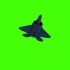 绿幕抠像F12战斗机