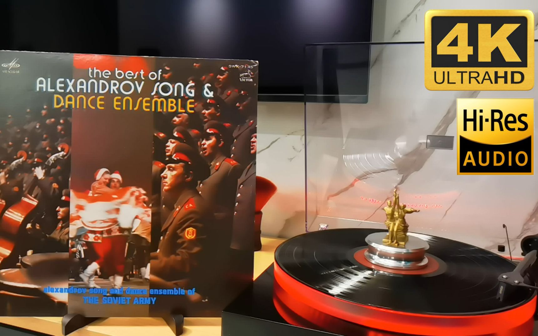 【黑胶试听】4K Hi-Res 《春天来到了我们的战场（夜莺）》1976年亚历山大红旗歌舞团