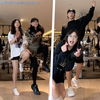 钟丽缇一家跟风跳刘畊宏健身操，俩女儿肤白貌美大长腿，太抢镜了