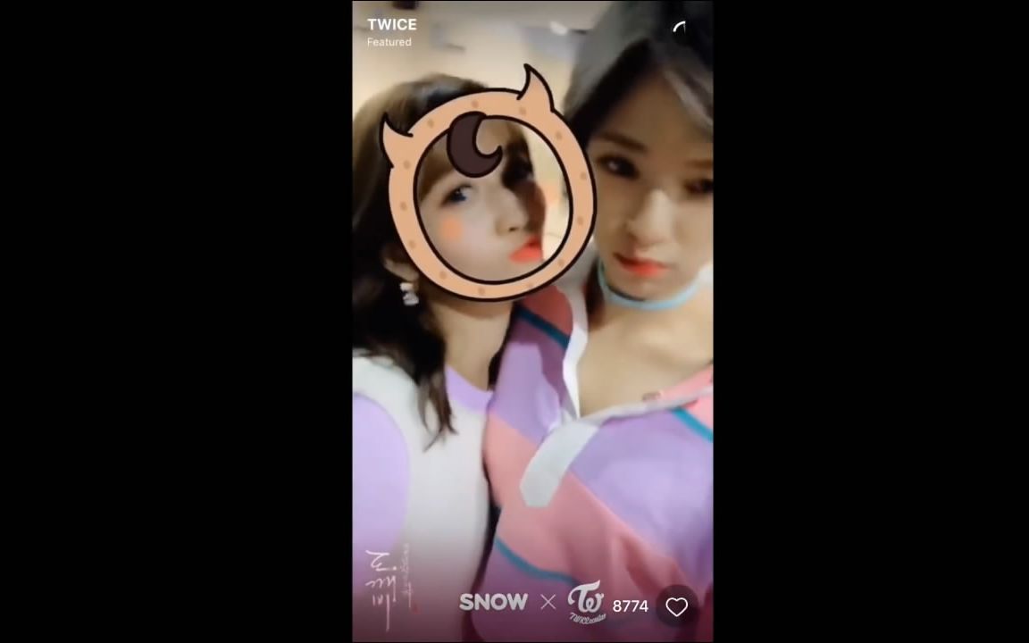 170308 twice x snow sc jeongmo 两则汇总_哔哩哔哩_bilibili