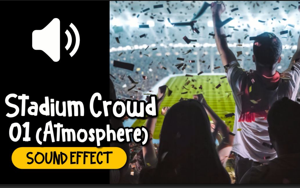 人群 欢呼 #01 体育场 体育馆 环境音 音效 (HQ)