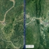 卫星地图看发展-重庆市，1984年的重庆市区大小，现在变化太大了