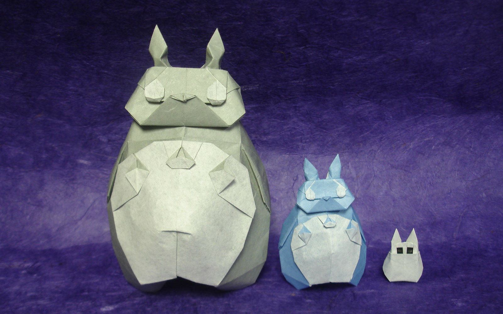 搬运龙猫折纸教程作者shukikato