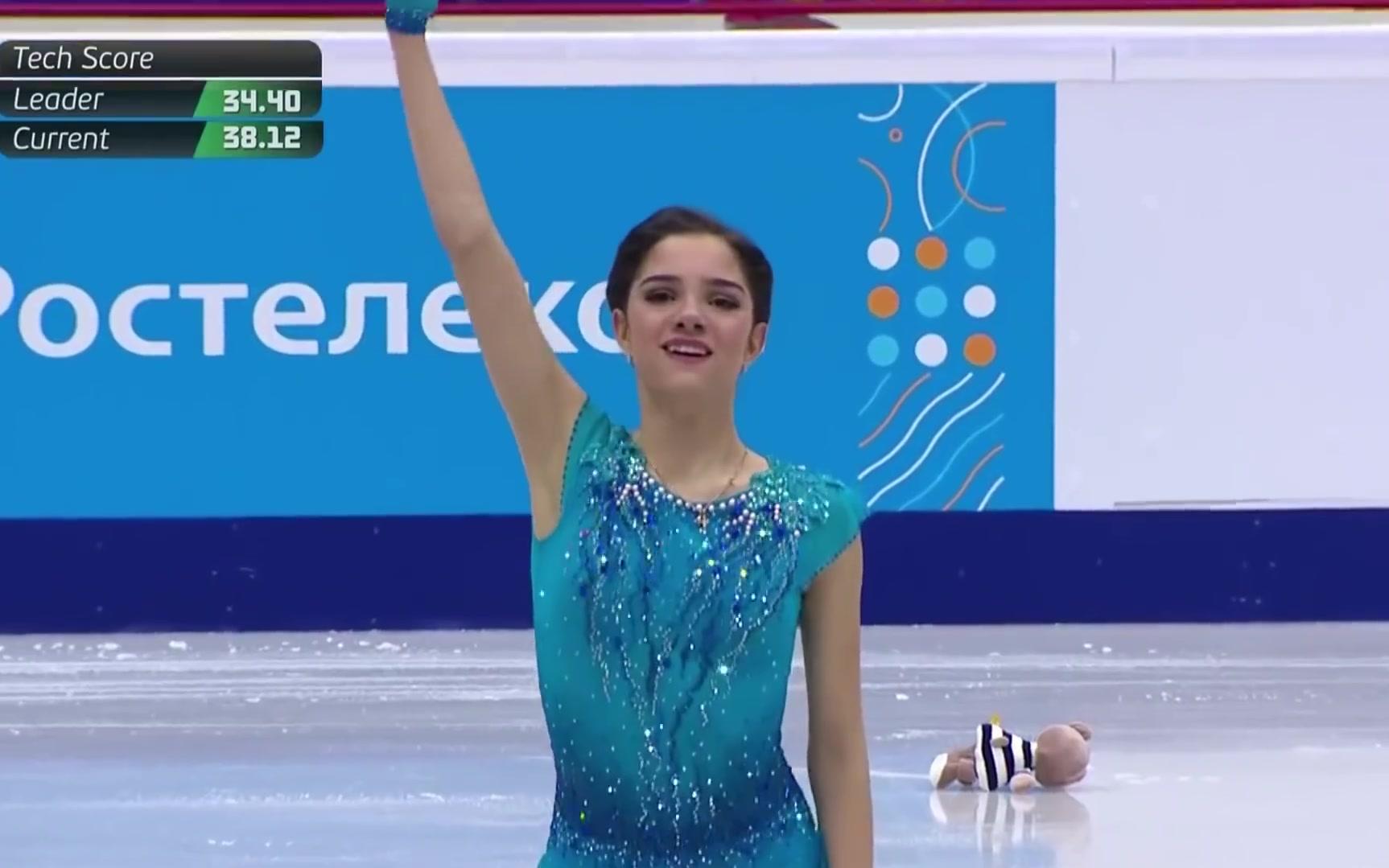 【花样滑冰】梅娃 evgenia medvedeva 2017全俄 russian nationals
