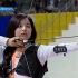 韩国美女射箭失误-弓弦带动头发导致射箭拖把