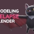 Blender 卡通蝙蝠创意建模与毛发渲染全过程