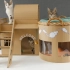 如何用纸板做神奇的小猫屋