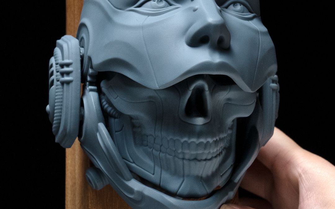 【普罗森3D打印】骷髅机器人
