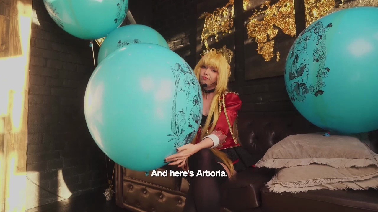 SF COS卡通气球pop