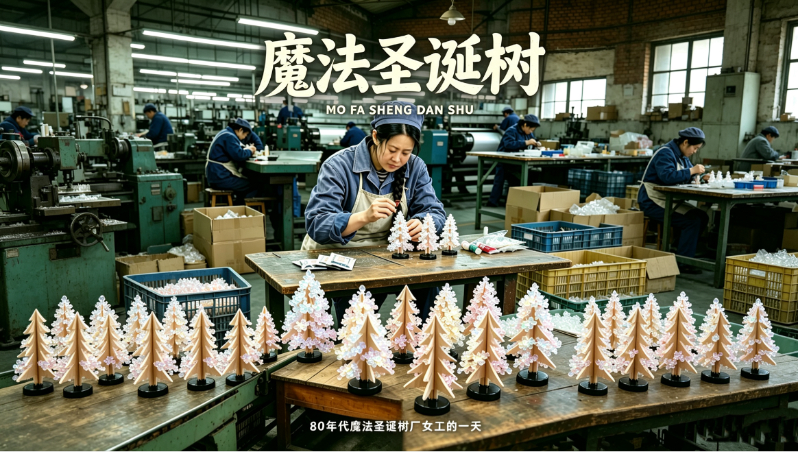 小时候你有没有养过这样一棵魔法圣诞树？
