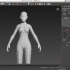 3D游戏角色：从裸模开始的基础人物模型制作教学