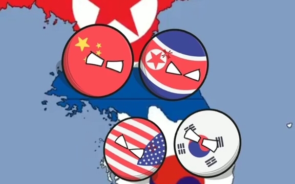 朝鲜战争动画图
