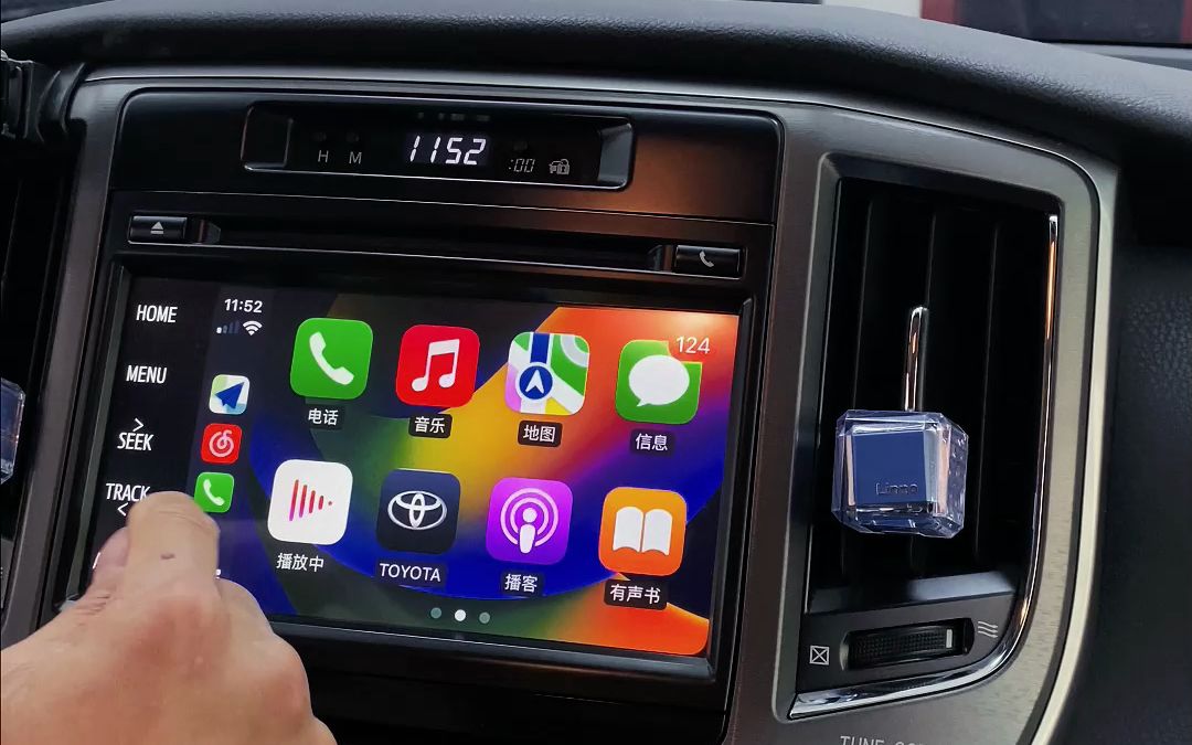 14代皇冠升级改装无线carplay，老车机一样能用，妥妥的