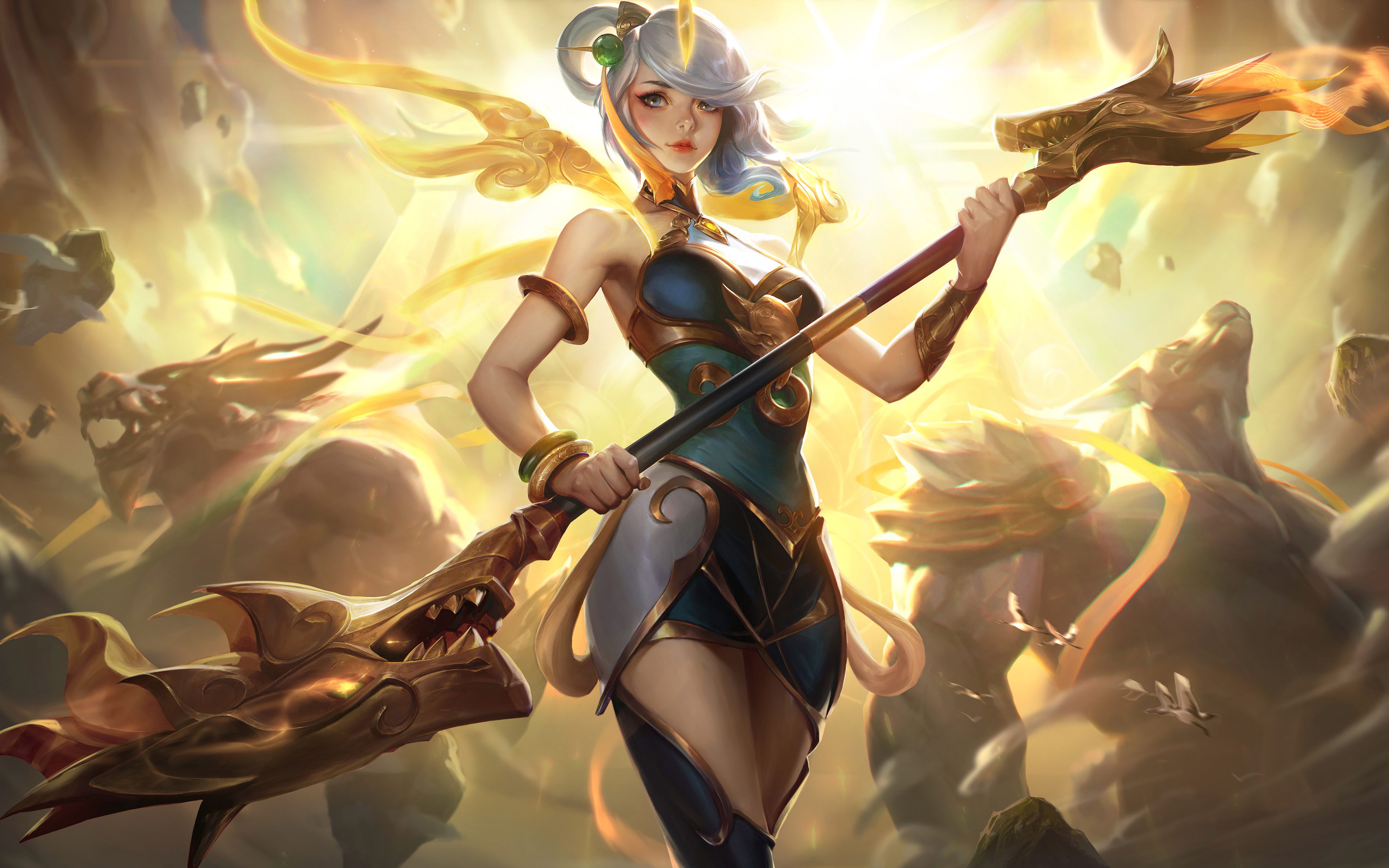 【英雄联盟全英雄全皮肤完整语音】光辉女郎 拉克丝