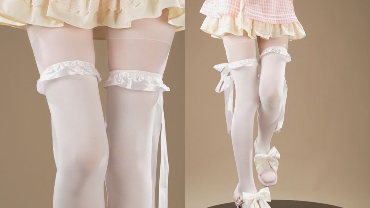 NO.71期【缎带过膝袜甜度实测🎀】