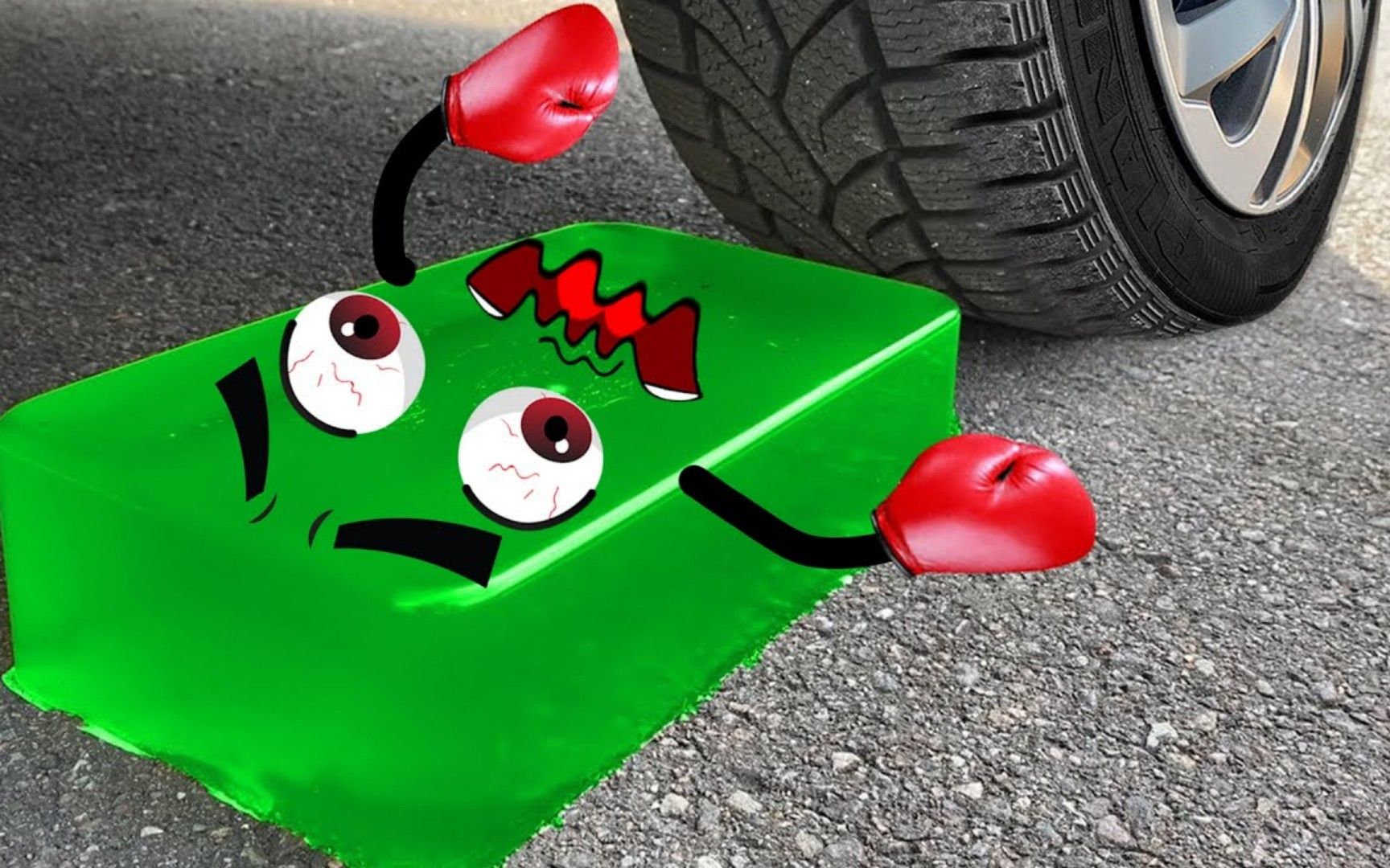 搞笑动画：方块兄弟被丢弃，马路轮胎危险，谁来帮帮它