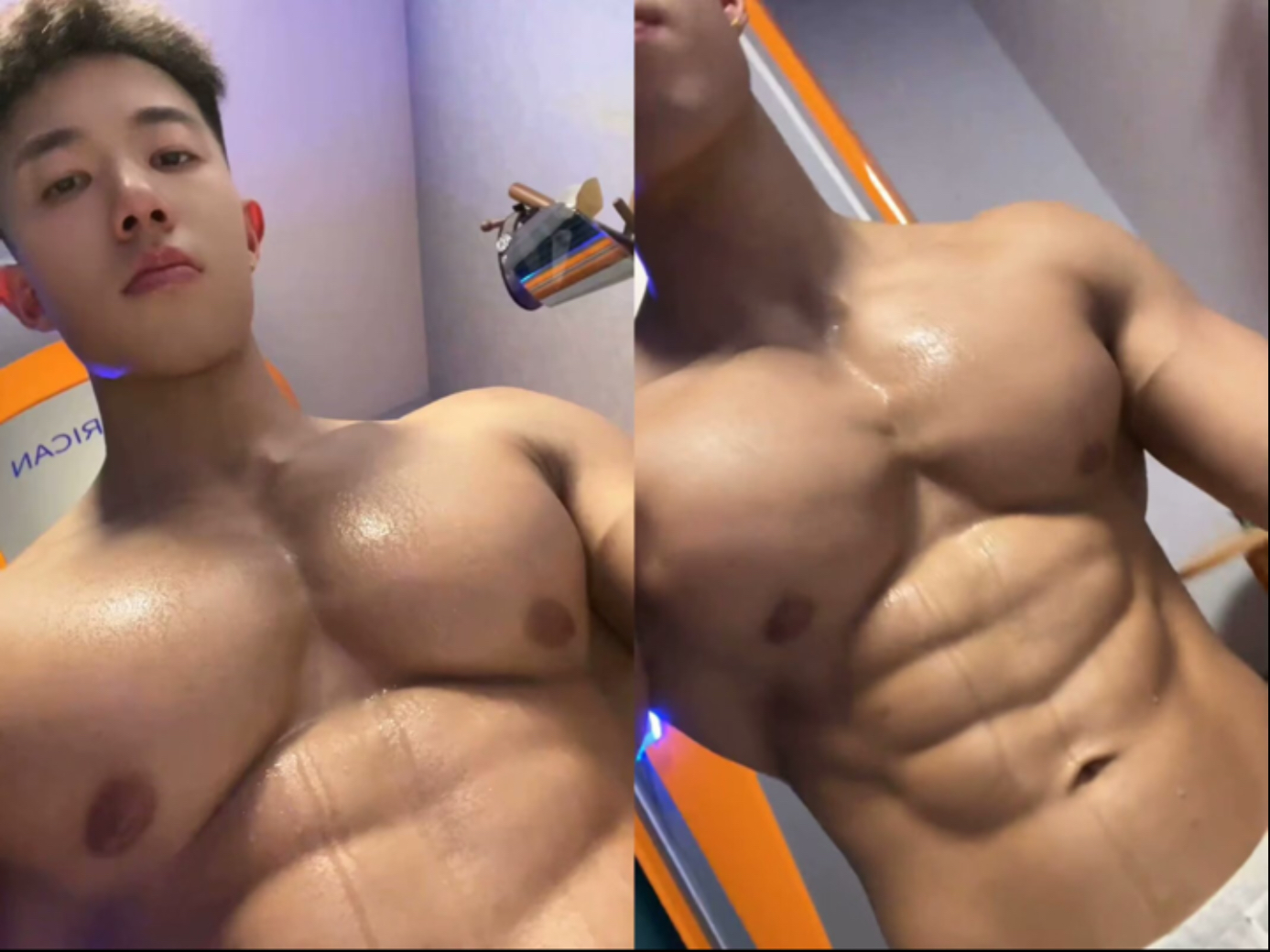黑皮大胸肌