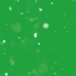 绿屏素材-下雪