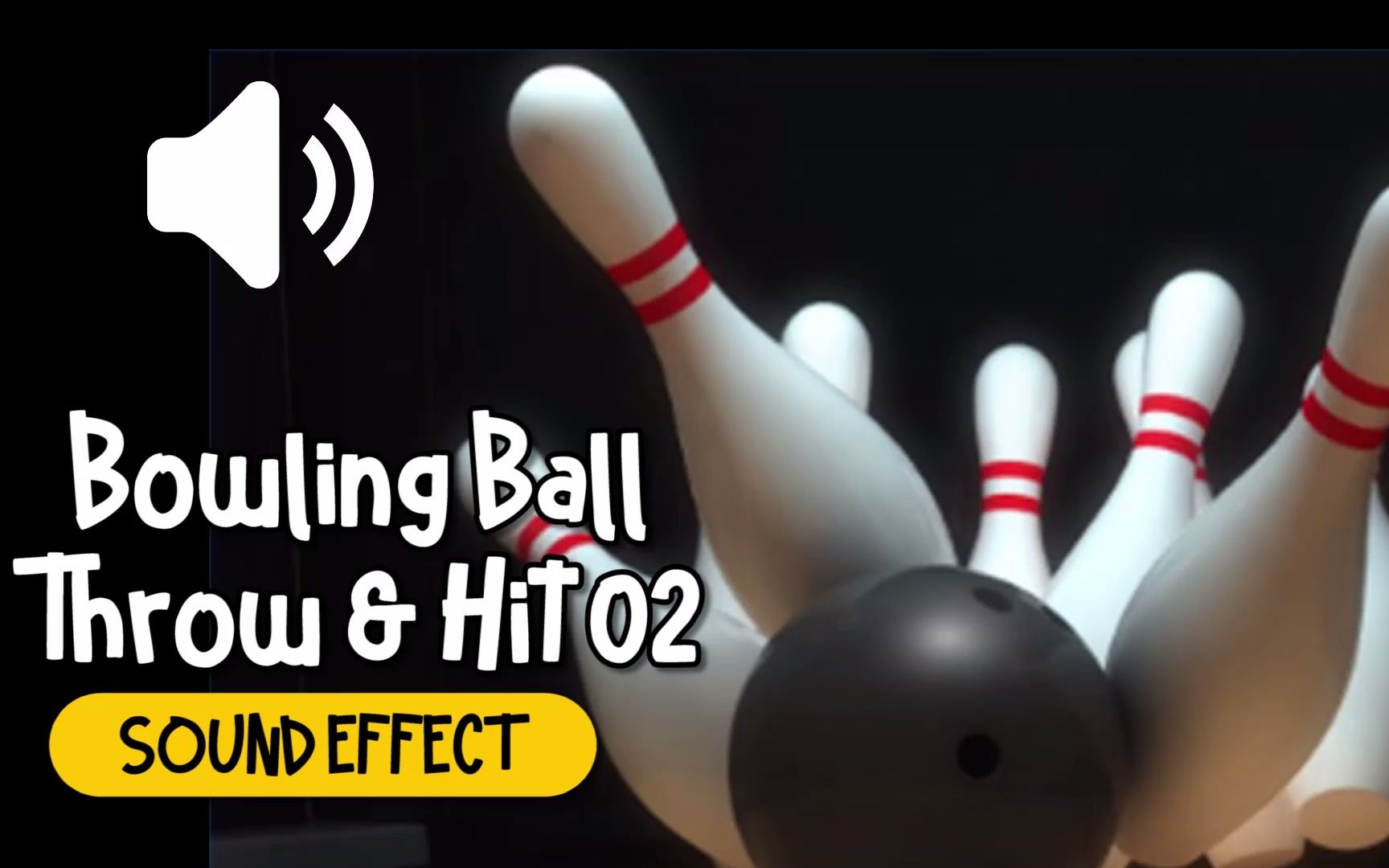 保龄球 丢 击中 保龄球瓶 运动 02 音效 (HQ)