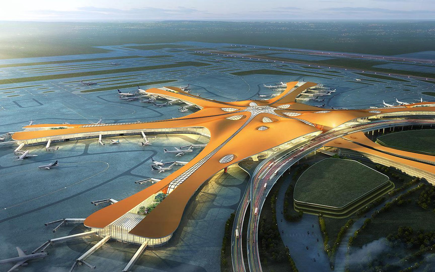 中国十大机场排名，上海浦东只能排第八，第一名在广州