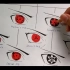 教你怎样简单的绘画出完美的写轮眼！-Kakashi Art