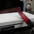 1000度高温的刀VS Xbox One S+PS4游戏主机