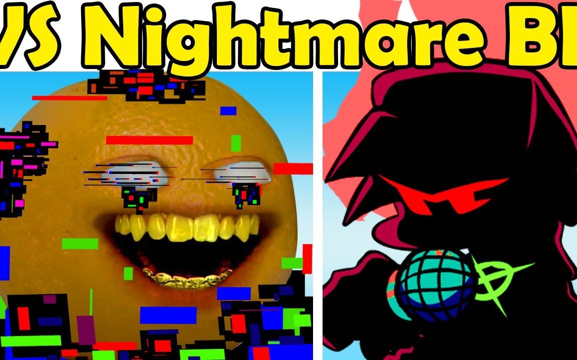 Friday Night Funkin' Pibby Annoy Orange V.S Nightmare BF (Come and Learn with Pi
