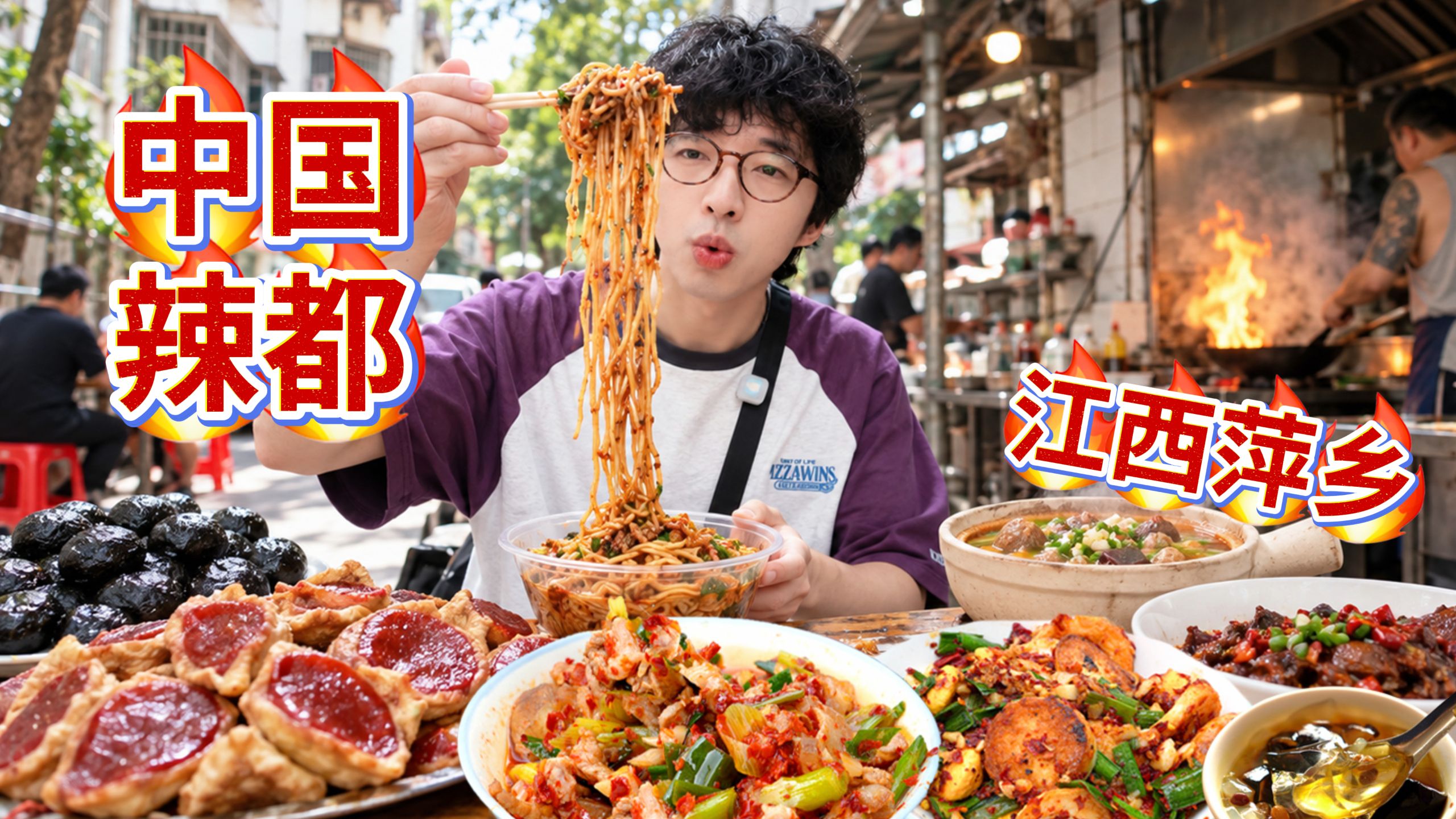 来到中国最辣的城市！1天吃12家，我彻底服了！！