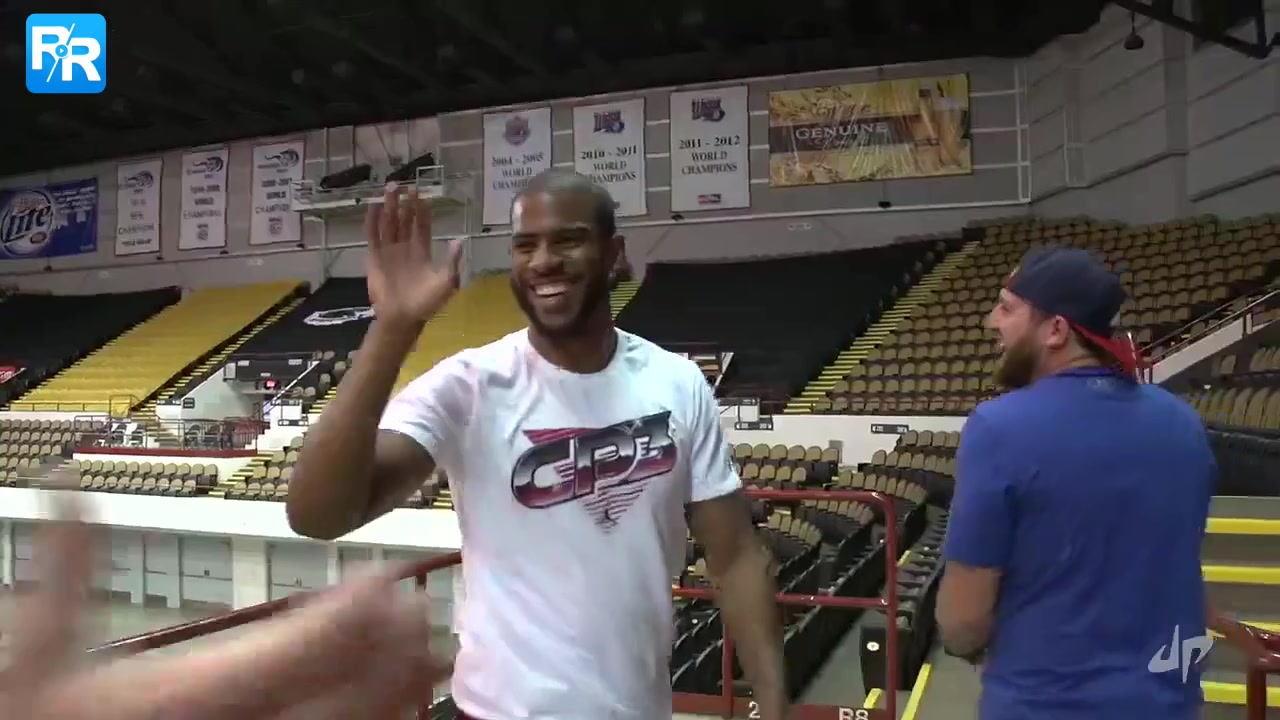 cp3保罗和完美兄弟perfect dude之不可思议创意投篮!
