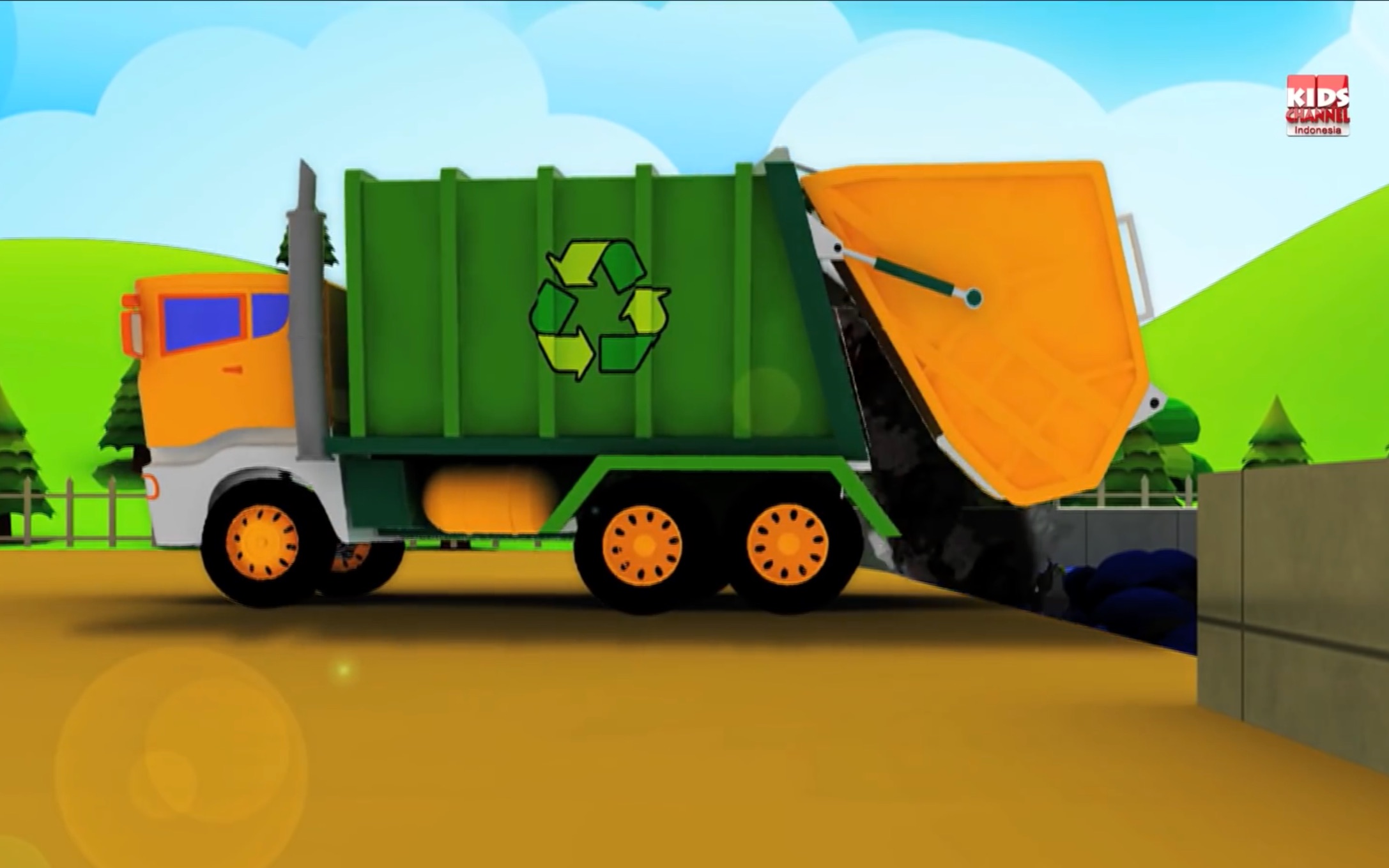 “玩具帮帮堂”之早教视频:挖掘机垃圾车
