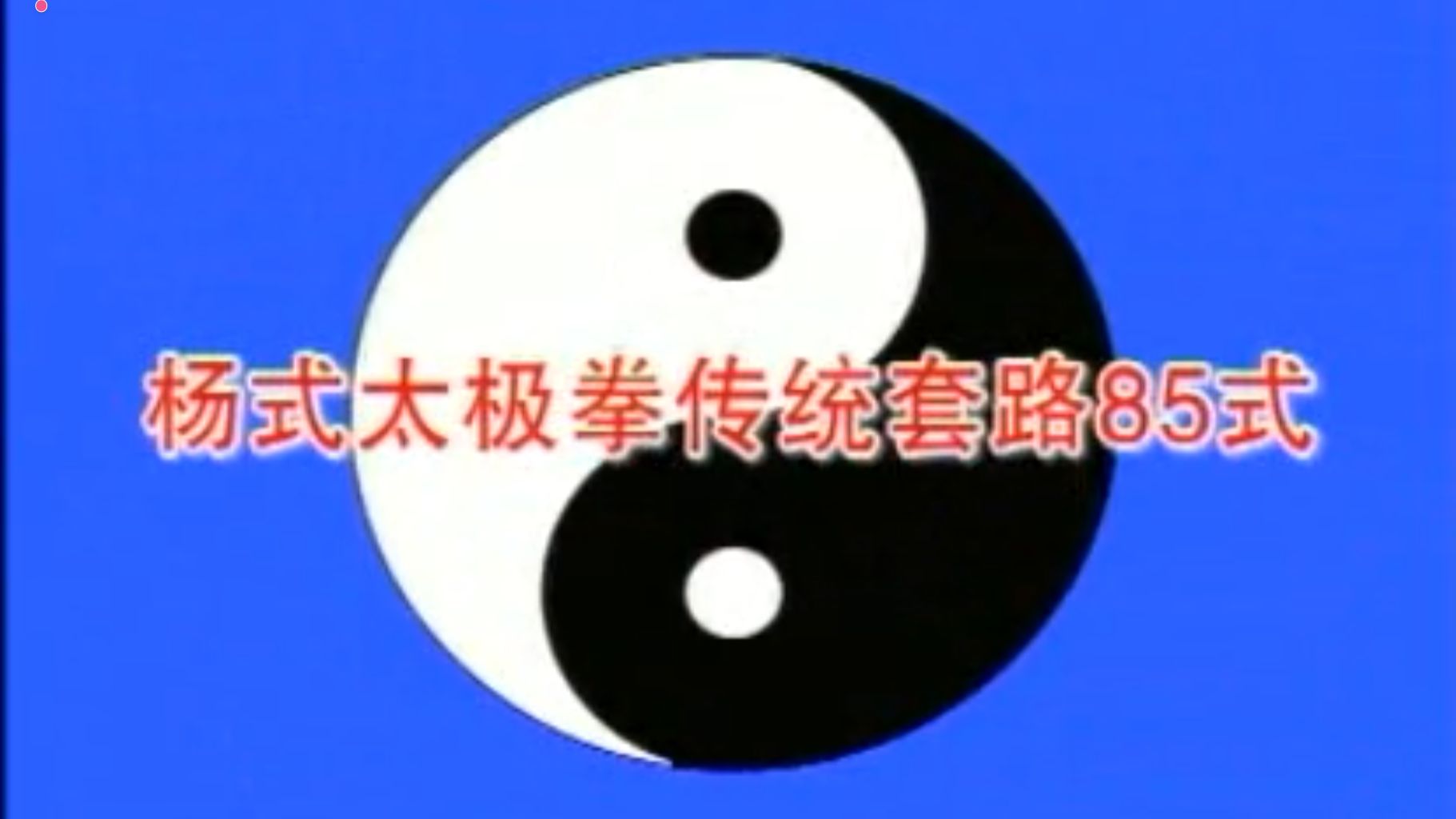 李正杨氏太极拳85式动作分解