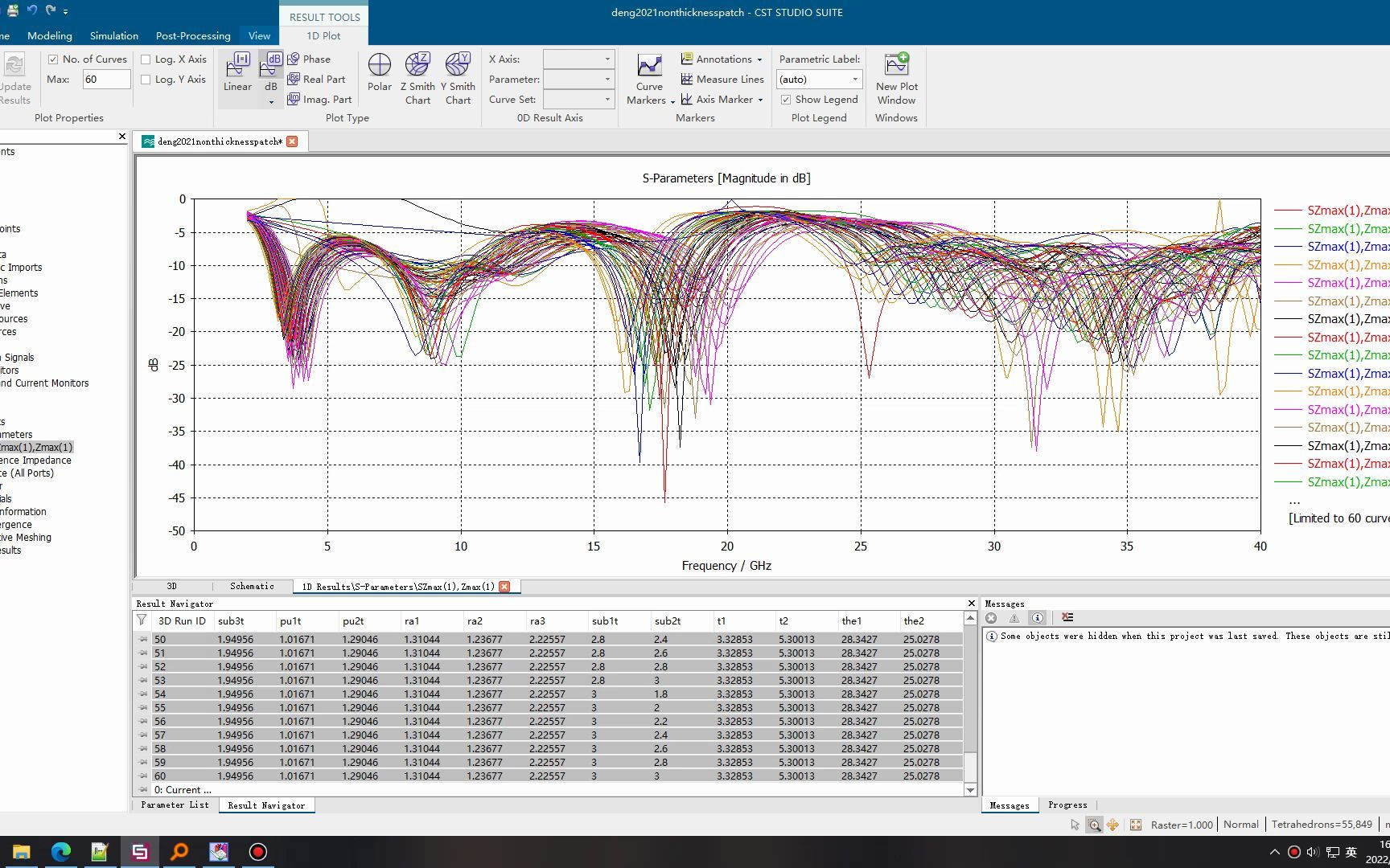 (RCS)Radar cross section CST