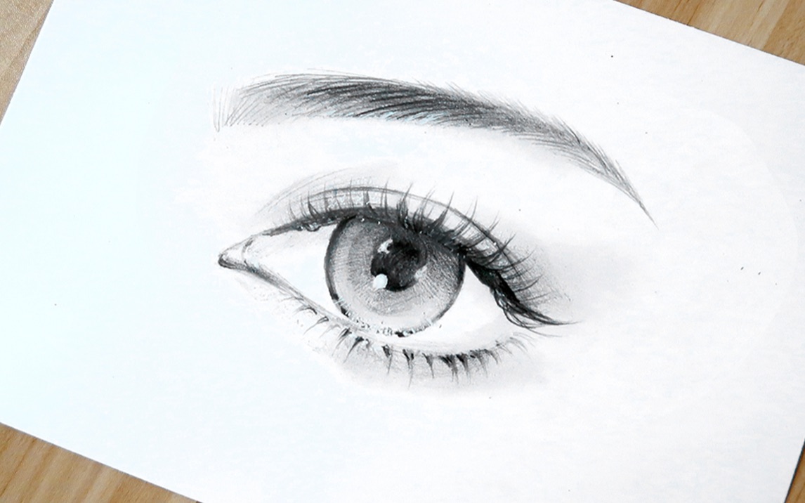 【绘画教程】【双绘兄弟】怎么画眼睛?4分钟教你画出清透明亮的眼睛