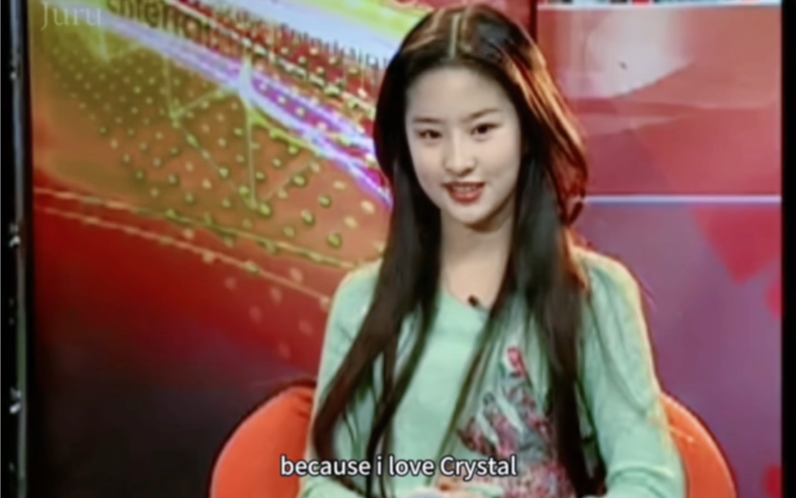【刘亦菲】“my English name is Crystal”