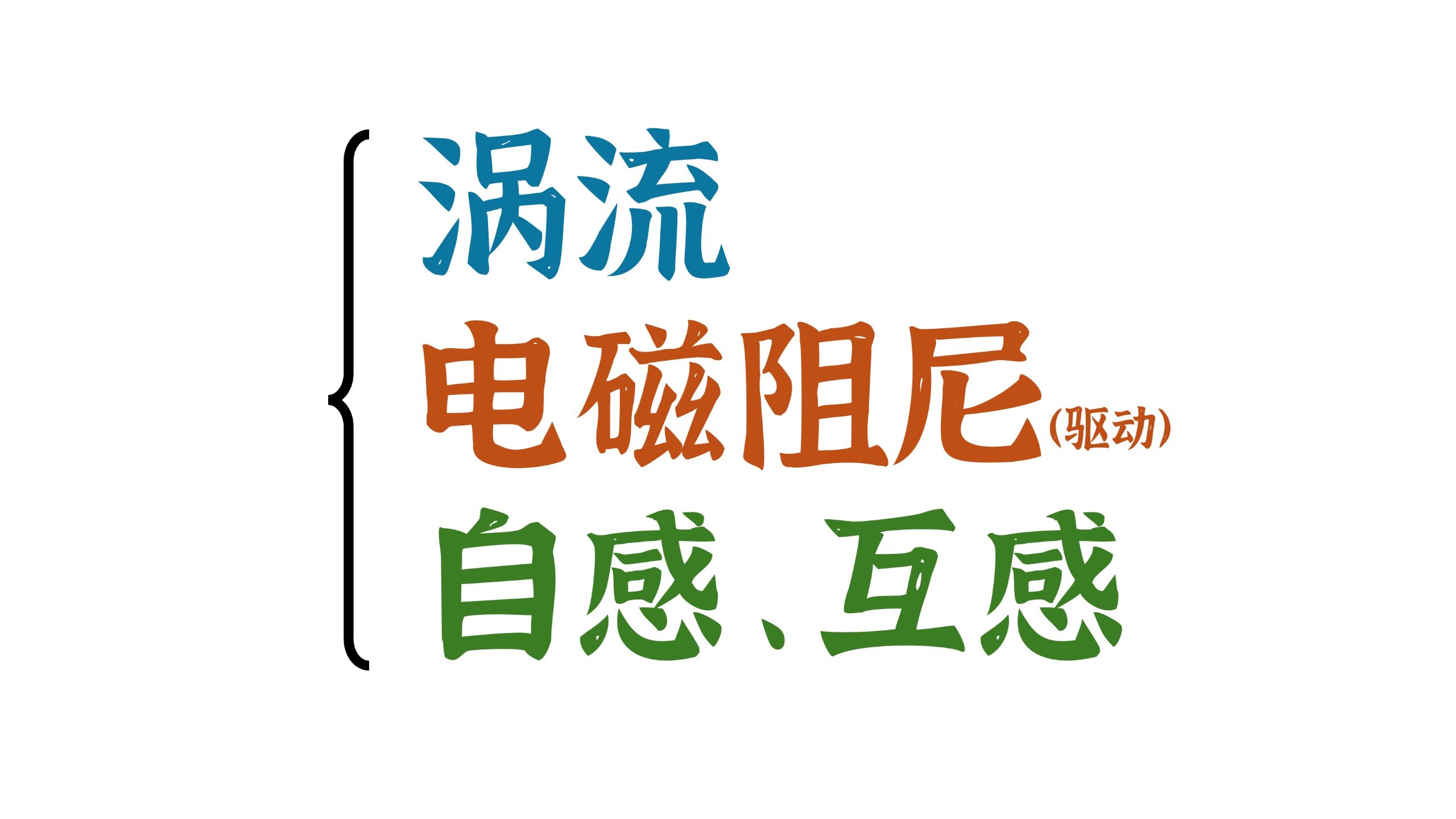 电磁感应杂项串讲！轻松搞定涡流、电磁阻尼、电磁驱动、自感、互感！