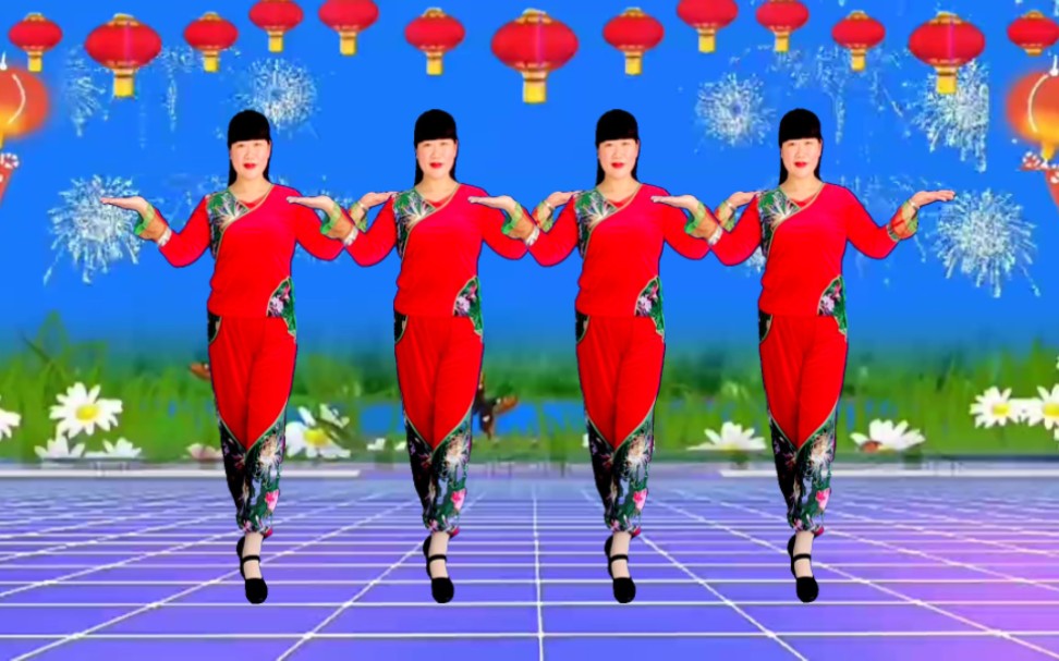 喜庆新年舞《过年啦》开心给您拜年，祝您2023红红火火，发大财！