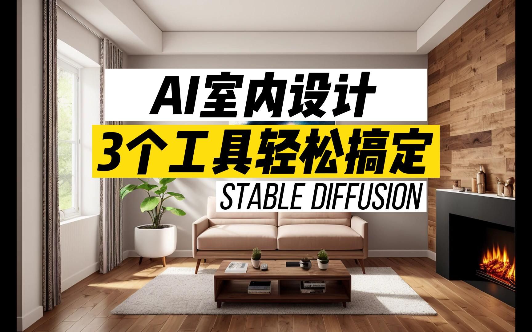 StableDiffusionAI绘图辅助快速室内设计流程分享