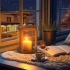 雪花飘落的夜晚，在窗前读会书吧，一杯热茶，温柔的睡眠爵士音乐