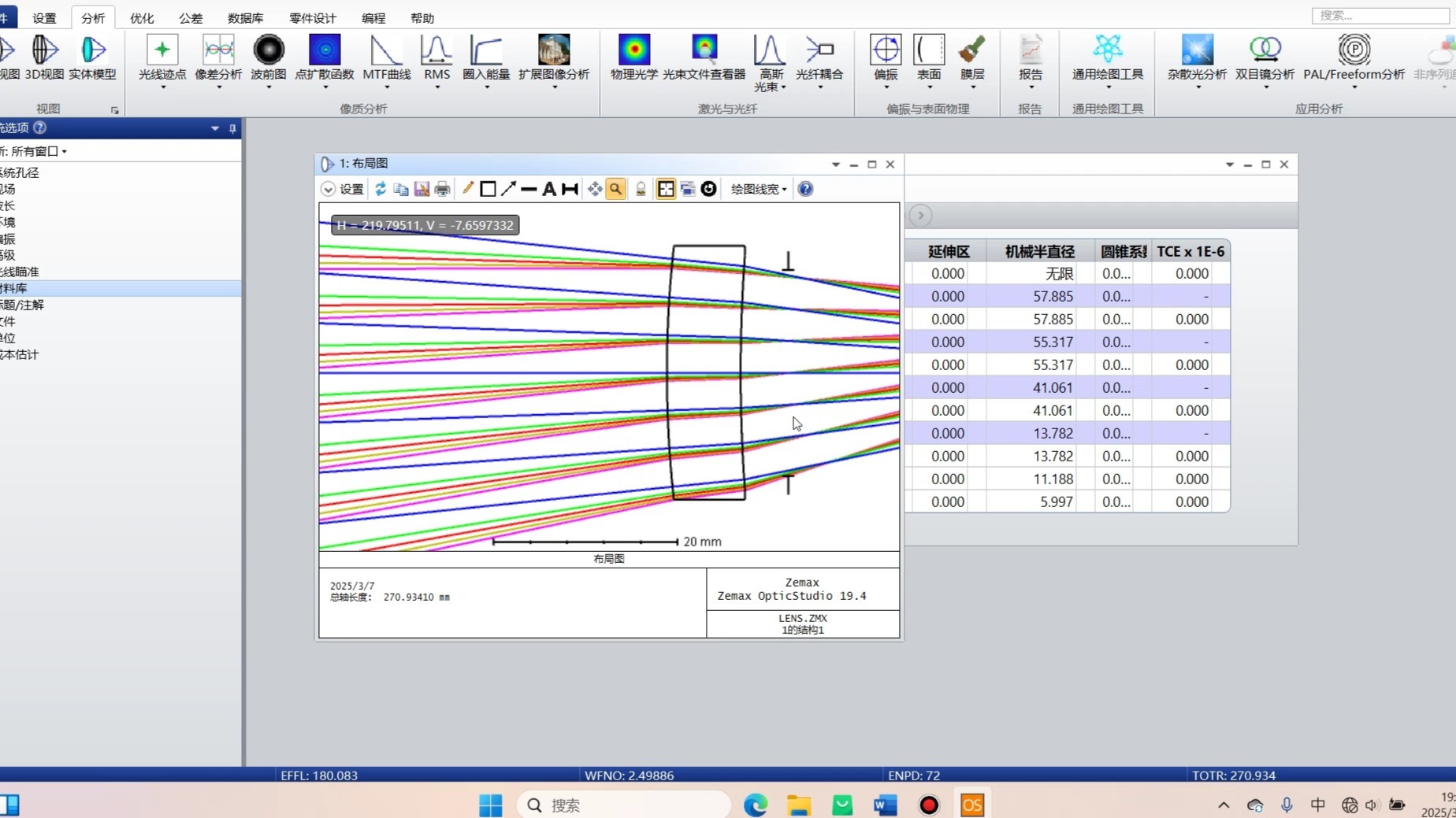zemax光学设计红外光学系统设计优化
