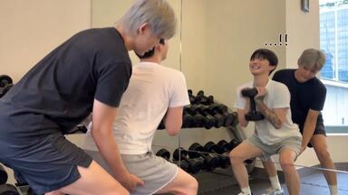 <em class="keyword">男同</em>夫夫一起去健身房的话..😏