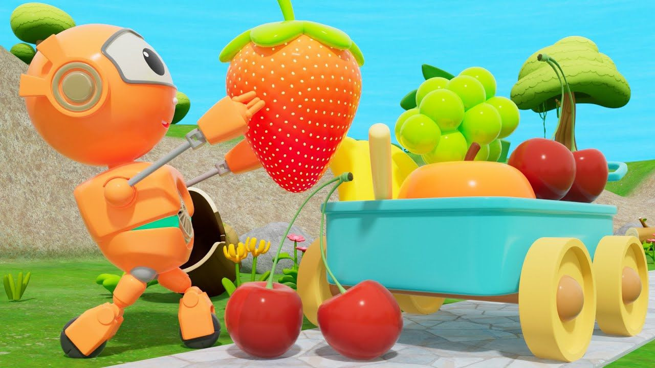 认识水果、动物、数字、形状，儿童早教益智动画