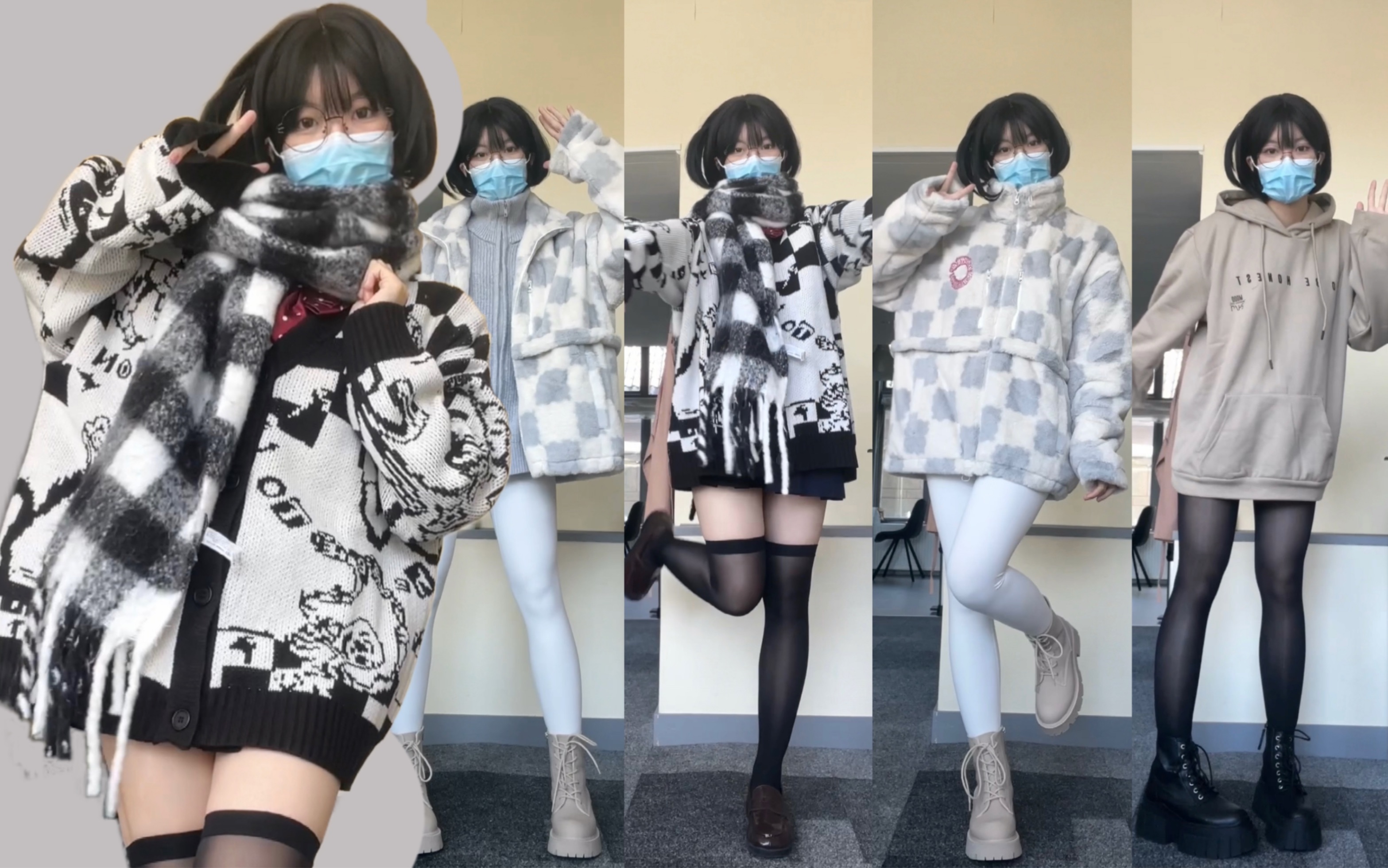 163 53｜5G Fall! I'm going to share a sweet and cool girl's daily outfit for early fall.