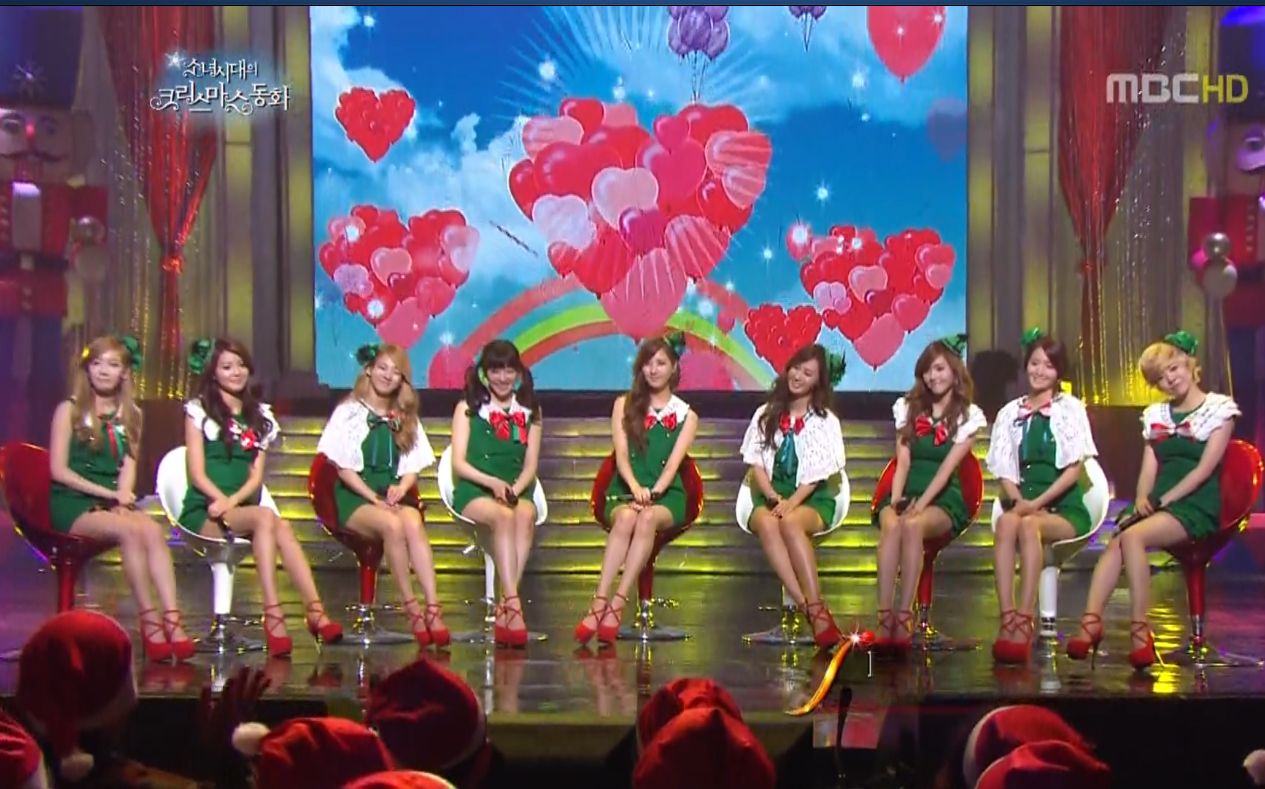 时代】时光穿越,和9姐姐一起过圣诞,111224 snsd"s christmas fairy