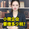 小微企业到底要缴多少税