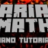[Minecraftx钢琴弹奏教程]使用钢琴演奏C418-Aria Math