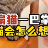 扇猫一巴掌，猫会怎么想