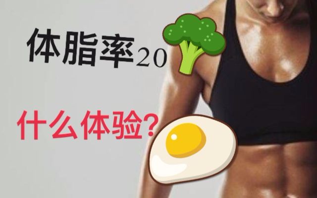 体脂率20是什么体验