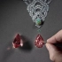 【珠宝设计】LV高级珠宝选石、设计绘图